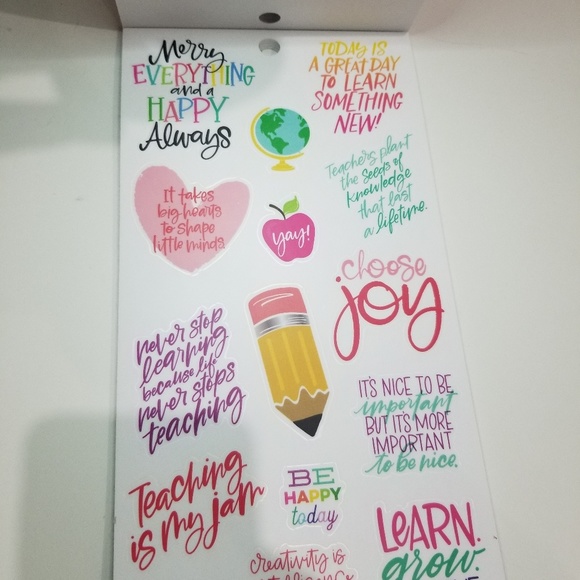 Teacher Rule Big Sticker Book The Happy Planner - Picture 5 of 8